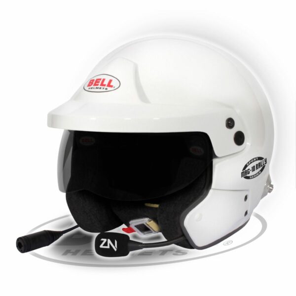 CASQUE BELL MAG-10 RALLYE SPORT BLANC