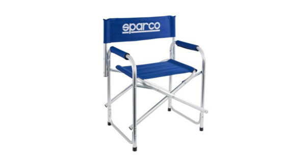 CHAISE PLIANTE SPARCO BLEU