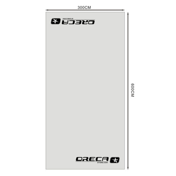 BACHE DE SOL 3X6 GRISE – Image 2